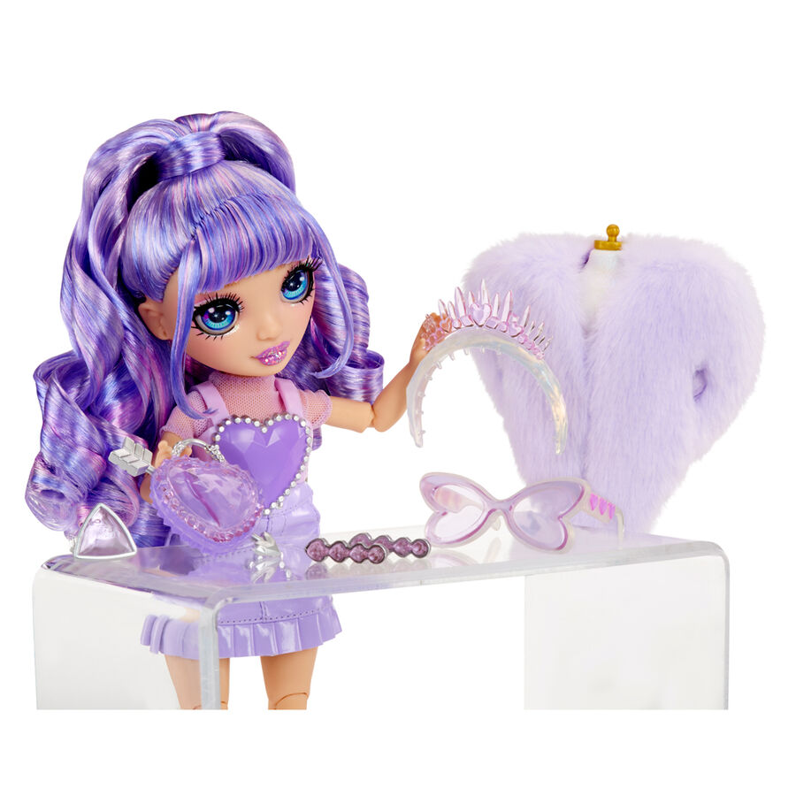 Rainbow High Crystal Fashion Violet doll - Image 5