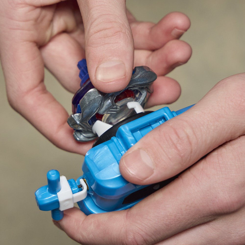 Beyblade X Cobalt Dragoon 2-60C Premium set launcher with rope and top - Image 7