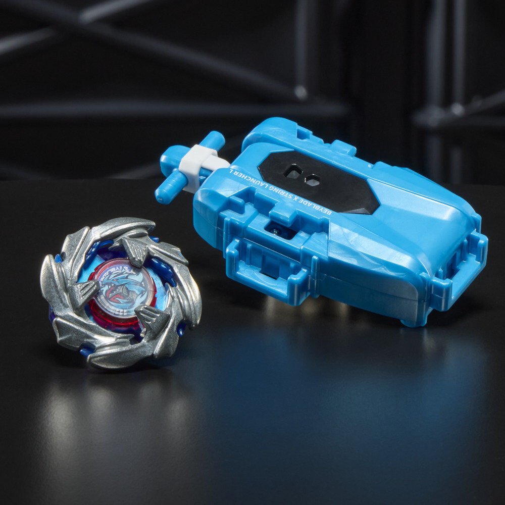 Beyblade X Cobalt Dragoon 2-60C Premium set launcher with rope and top - Image 9