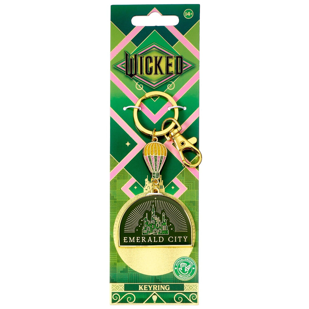 Wicked Hot Air Balloon Emerald City keychain - Image 2