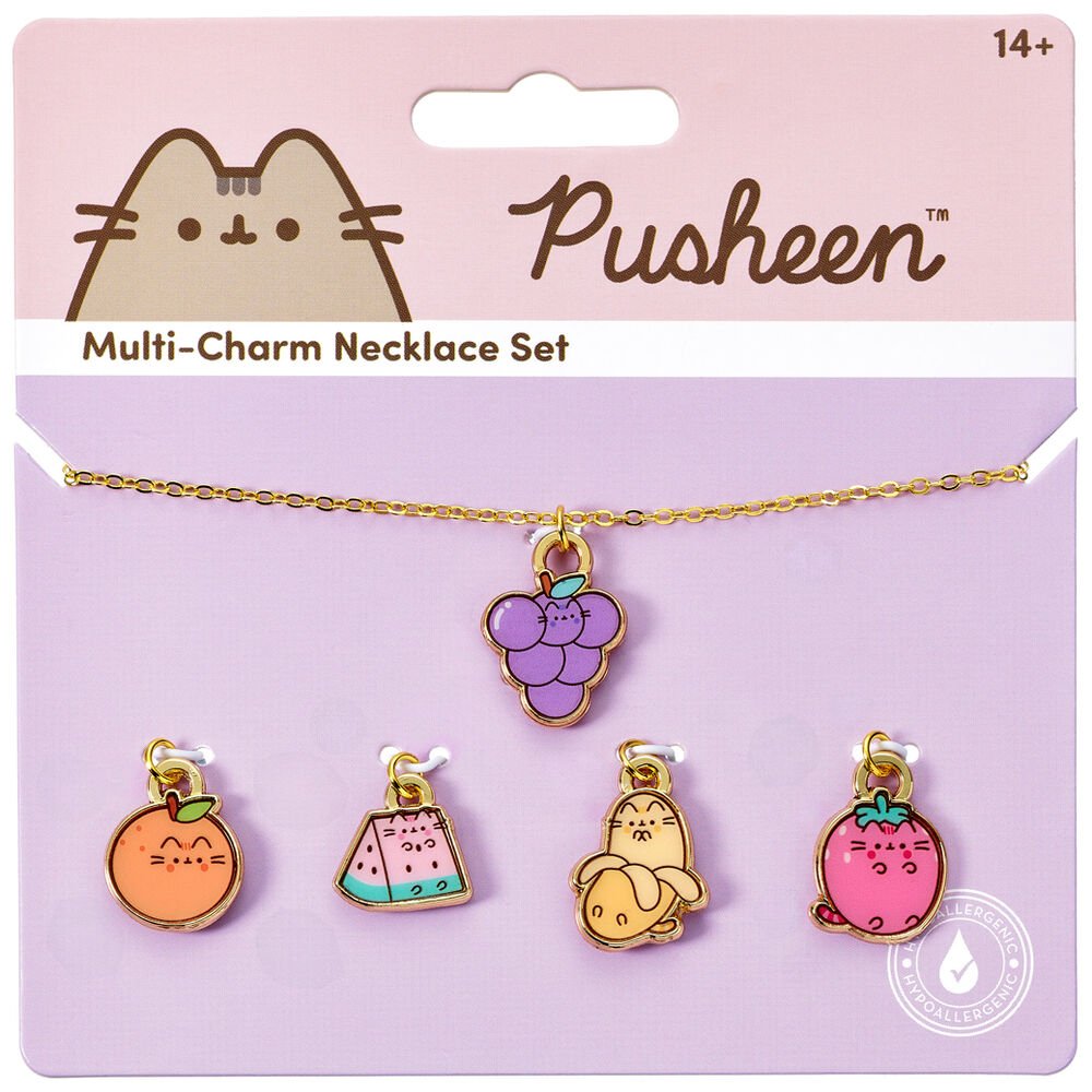 Pusheen Fruits necklace + charms - Image 2