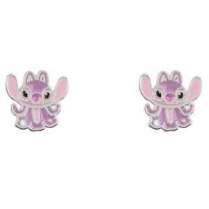 Disney Stitch Angel earrings silver