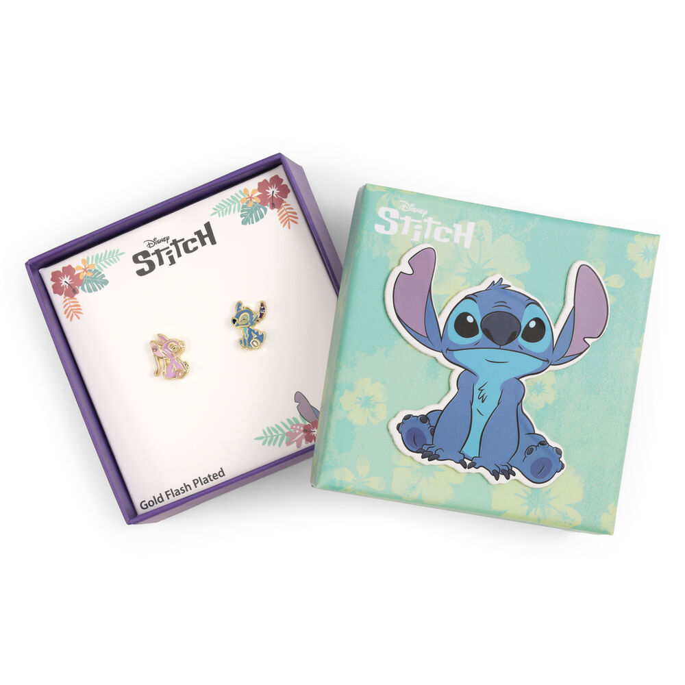 Disney Stitch & Angel sterling silver earrings - Image 2