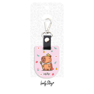 Capibara Majesty keychain