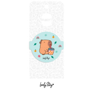 Capibara Bubble Tea magnet