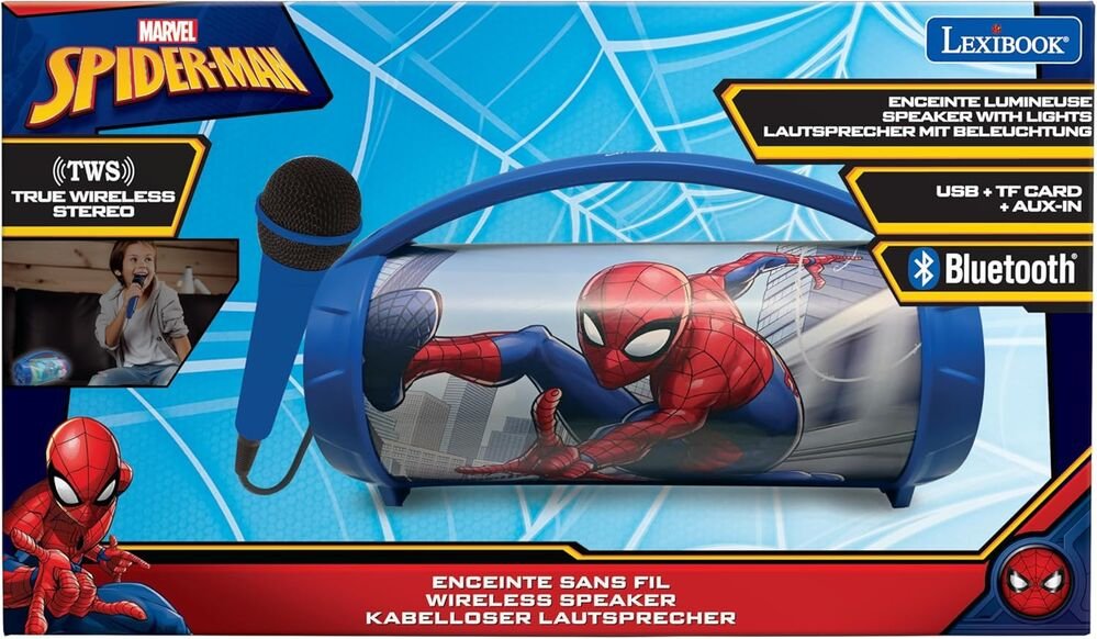 Marvel Spiderman Speaker with bluetooth microphone - Image 3