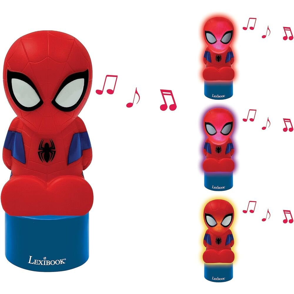 Marvel Spiderman Speaker with night light - Image 4