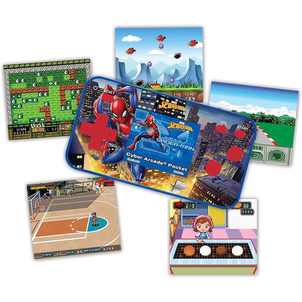 Marvel Spiderman Cyber Arcade Pocket console