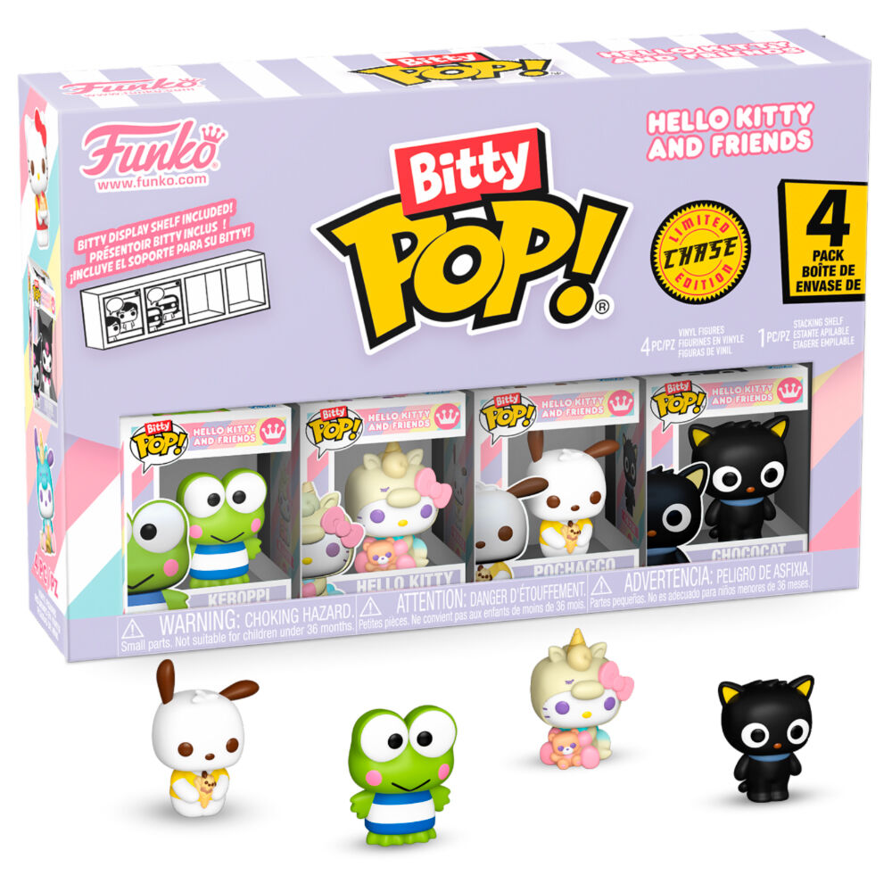Blister 4 figures Bitty POP Hello Kitty and Friends Keroppi - Image 2