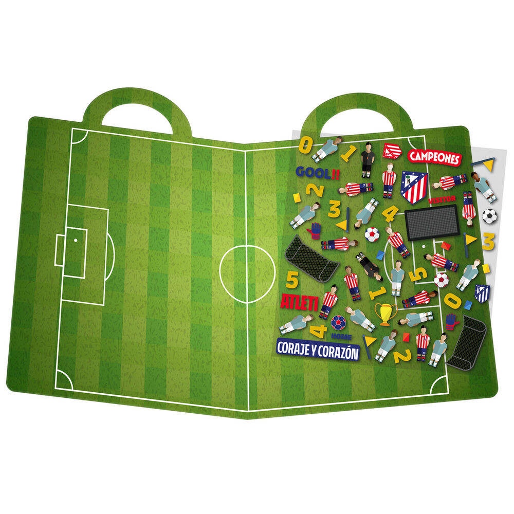 Atletico de Madrid reusable stadium 3D stickers book - Image 4
