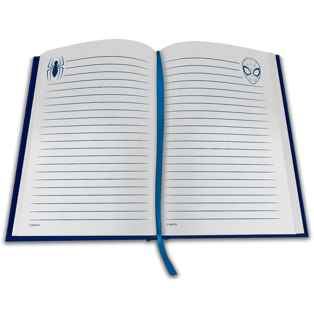 Marvel Spiderman Notebook with clock - Image 2