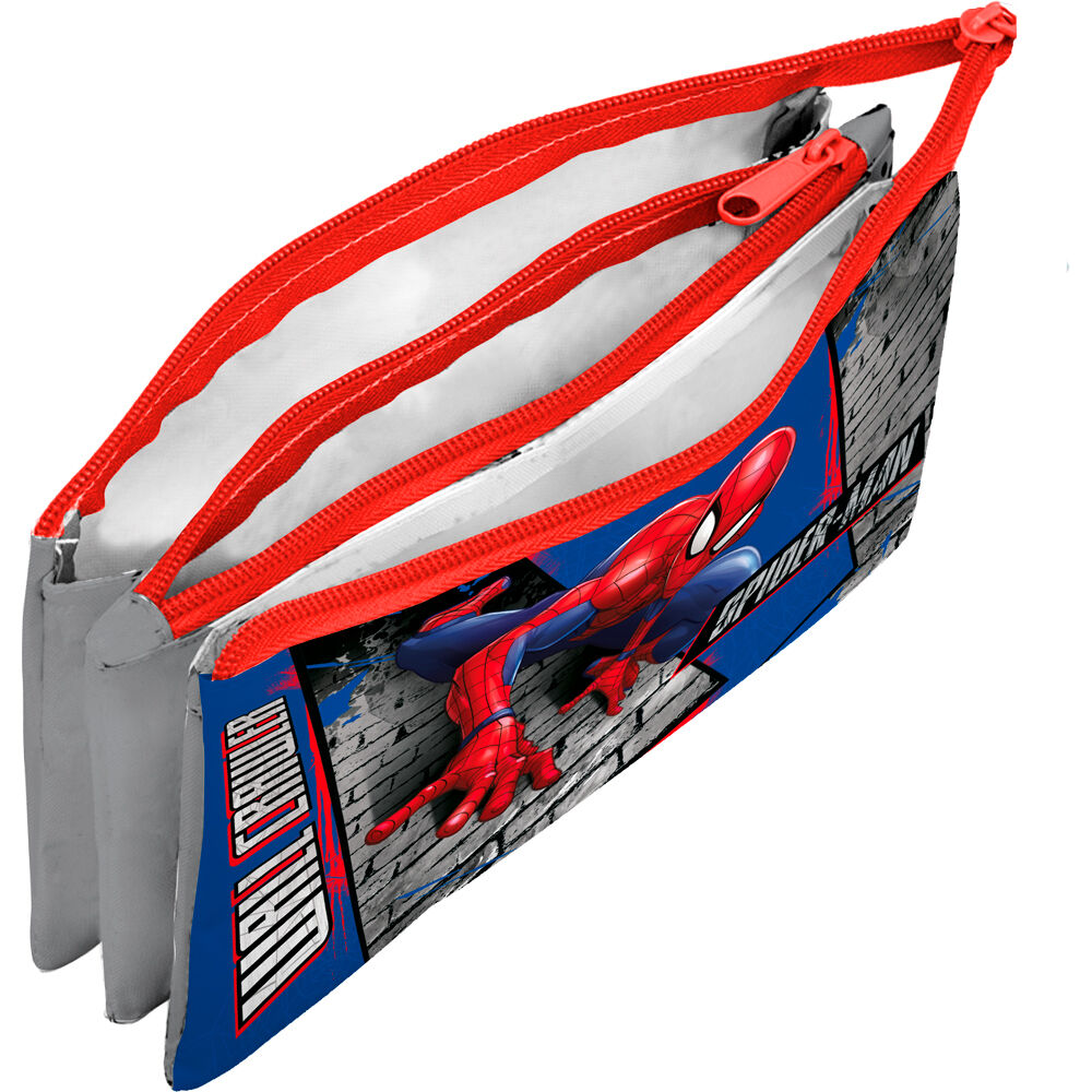 Marvel Spiderman triple pencil case - Image 2