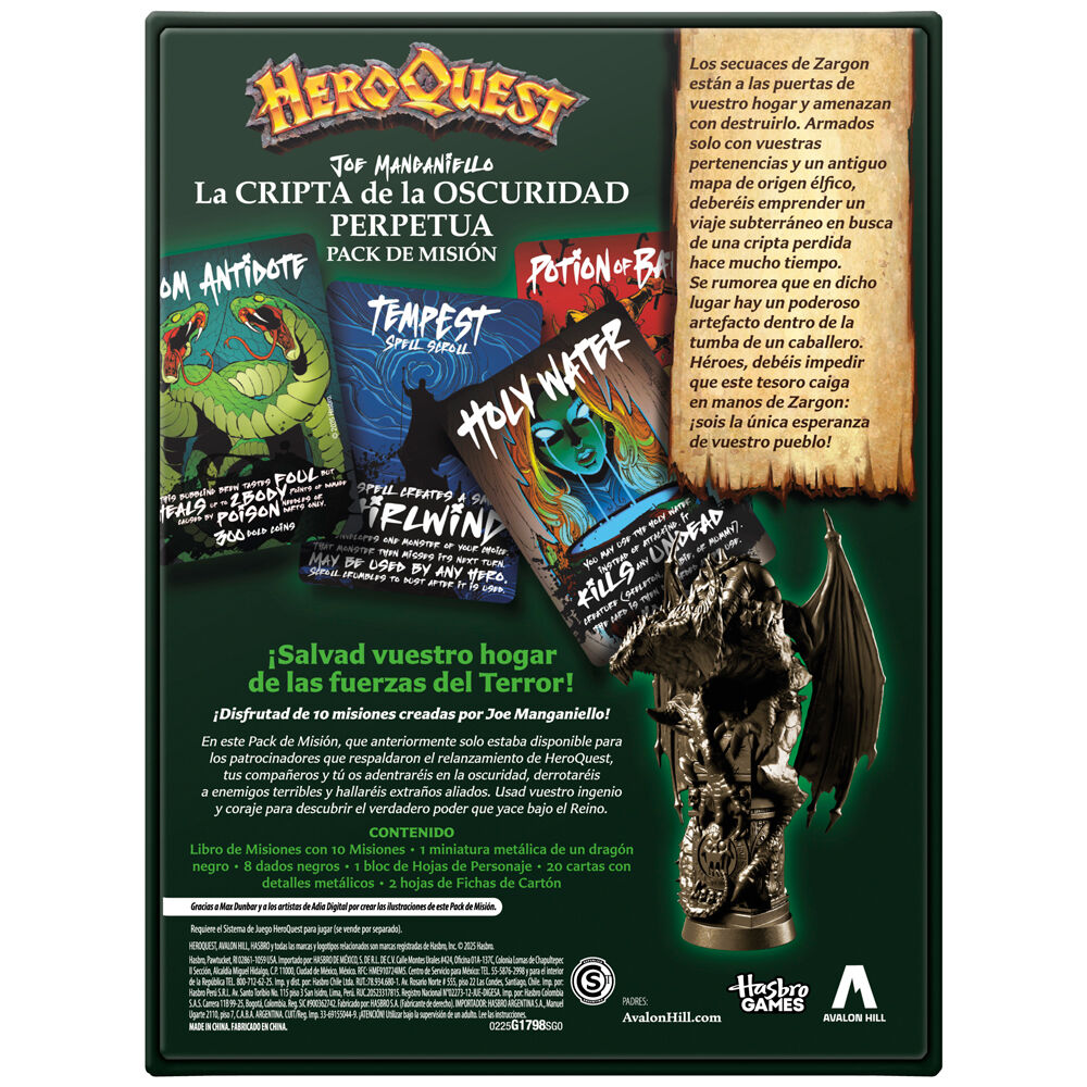 Spanish HeroQuest The Crypt of Darkness Expansion Board game - Image 4