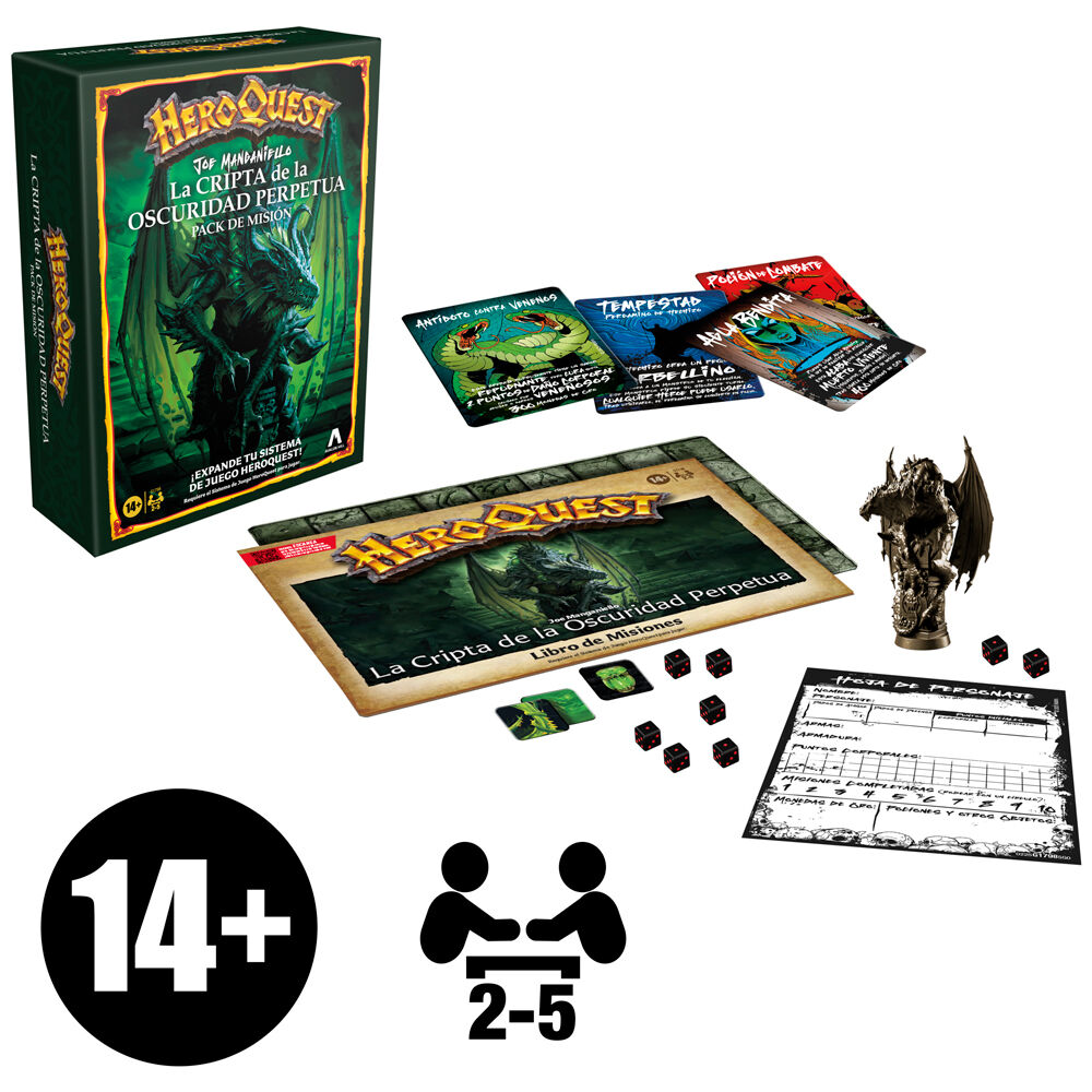 Spanish HeroQuest The Crypt of Darkness Expansion Board game - Image 7