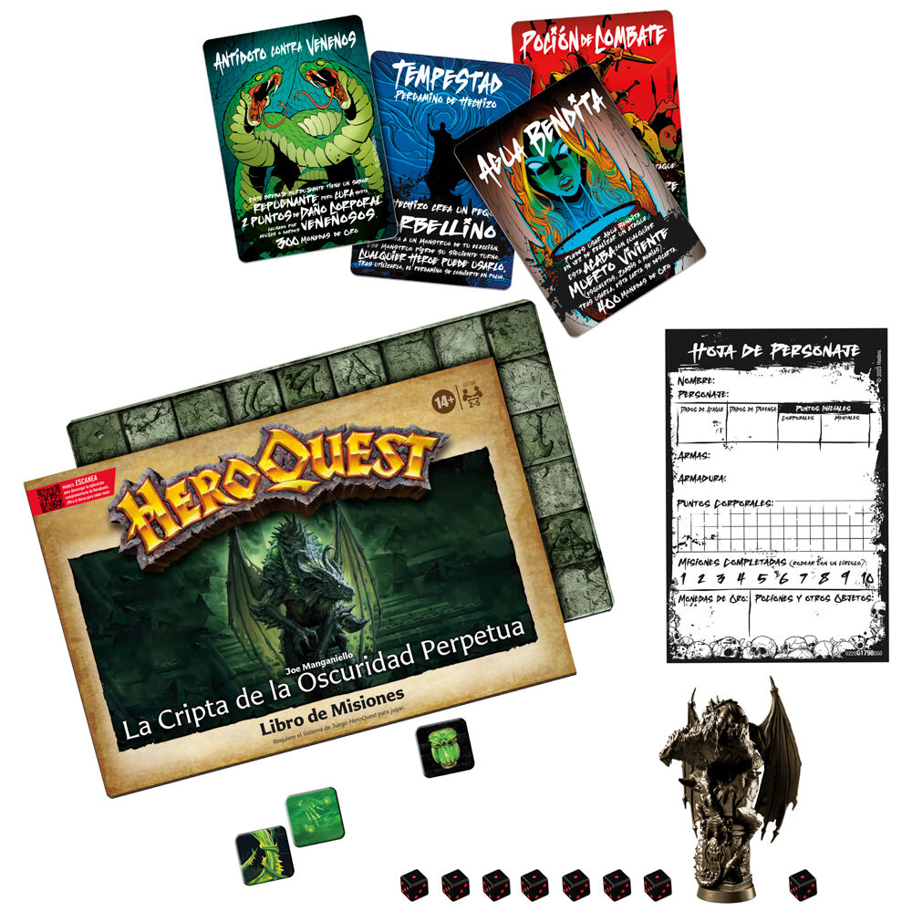 Spanish HeroQuest The Crypt of Darkness Expansion Board game - Image 2