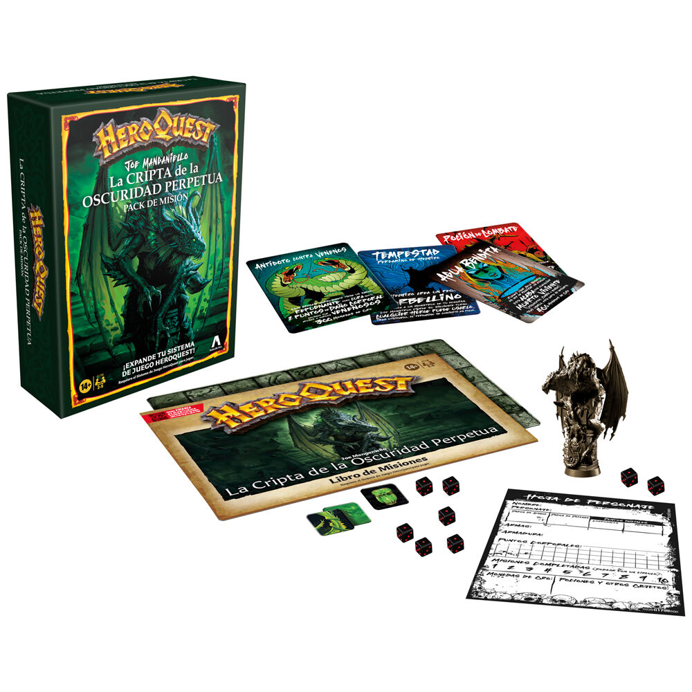 Spanish HeroQuest The Crypt of Darkness Expansion Board game - Image 8