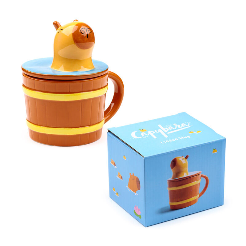 Capybara Mug With lid - Image 2