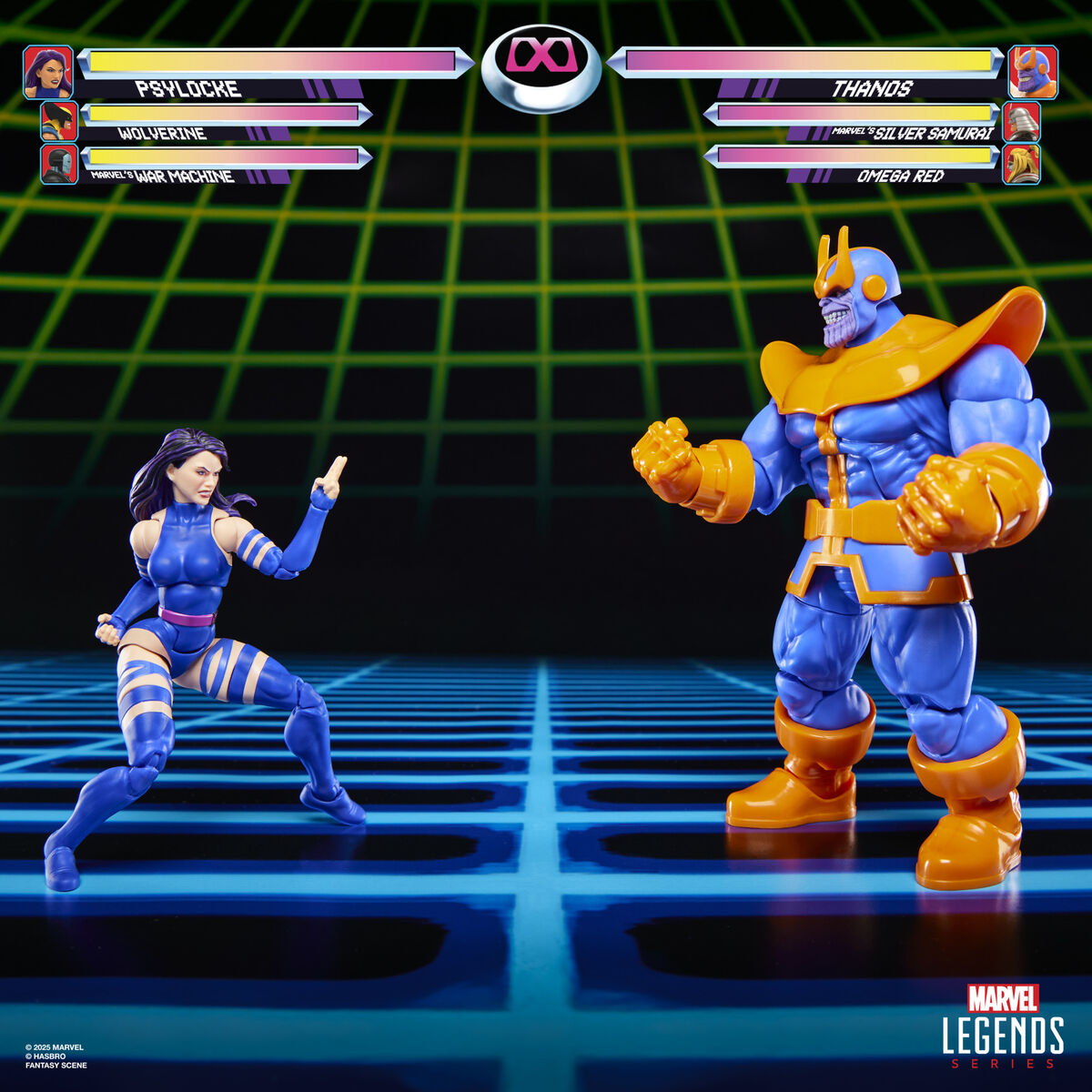 Marvel Legends Gameverse Psylocke vs Thanos pack 2 figures 15cm - Image 3