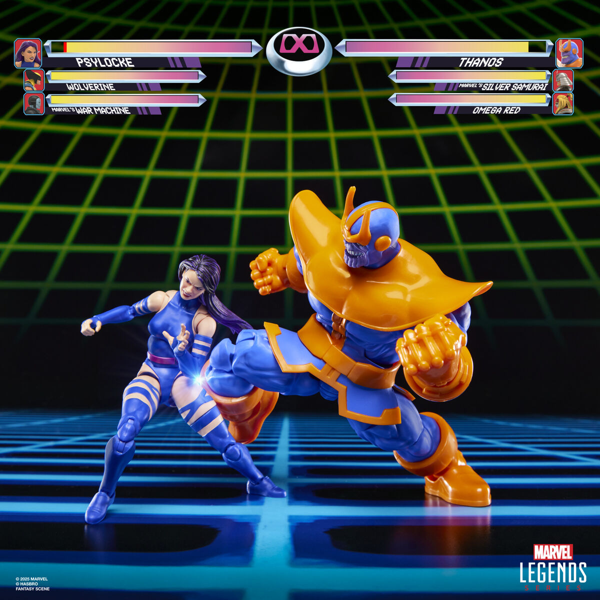 Marvel Legends Gameverse Psylocke vs Thanos pack 2 figures 15cm - Image 4