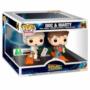 POP figure Moments Back to the Future Doc & Marty