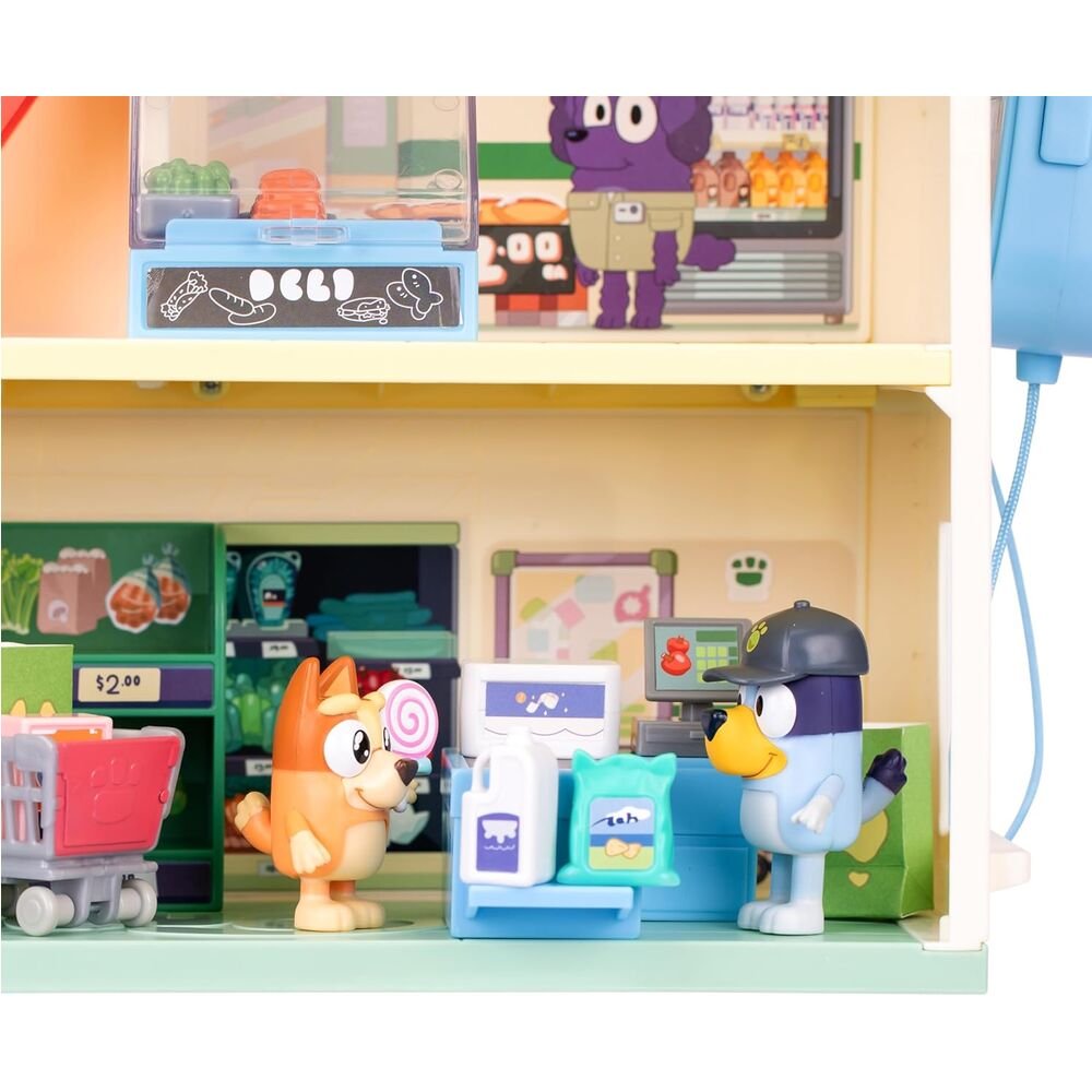 Bluey supermarket playset + figures - Image 2