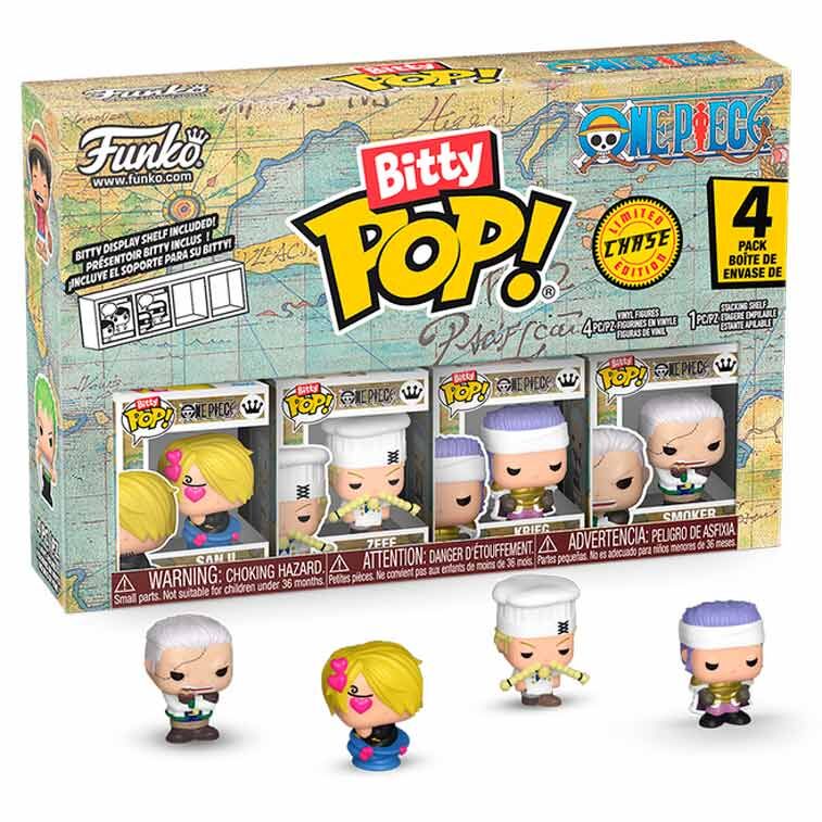 Blister 4 figures Bitty POP One Piece Sanji - Image 2