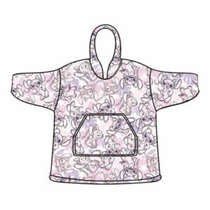 Disney Stitch Angel oversize sweatshirt coat kids coral