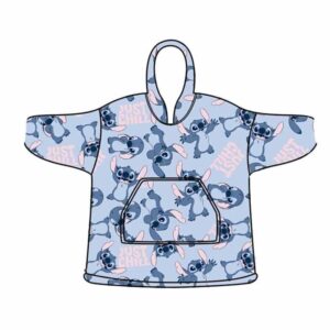 Disney Stitch oversize sweatshirt coat kids coral