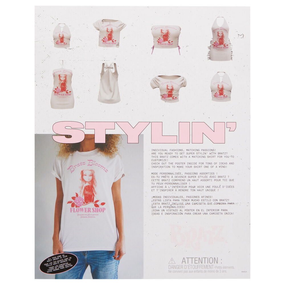 Bratz Stylin Yasmin doll + t-shirt - Image 8