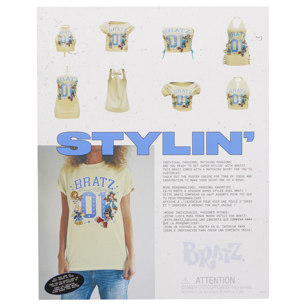 Bratz Stylin Sasha doll + t-shirt - Image 8
