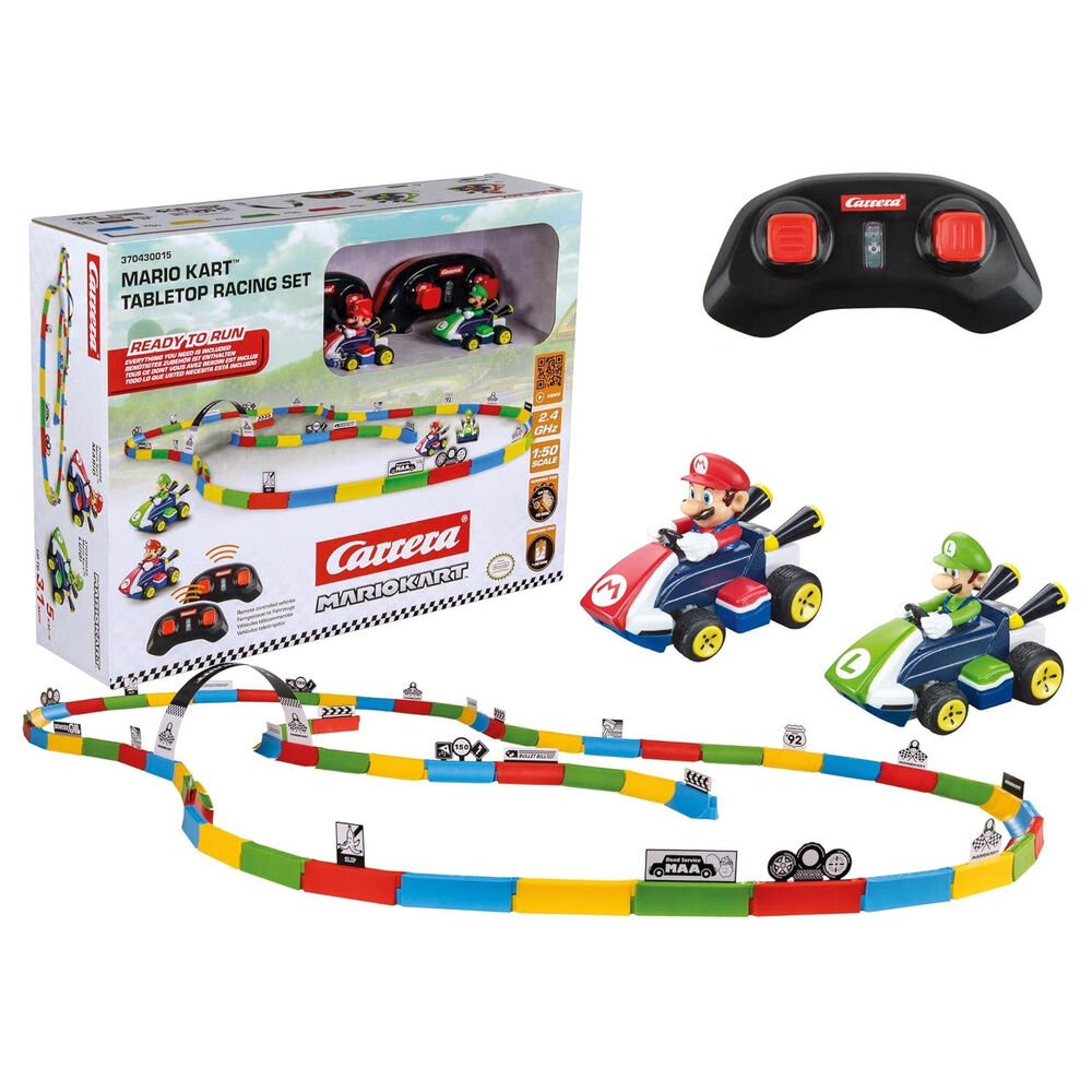 Mario Kart Mario & Luigi Mini Radio Control set + track - Image 2
