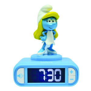 The Smurfs Smurfette 3D Night Light Alarm Clock