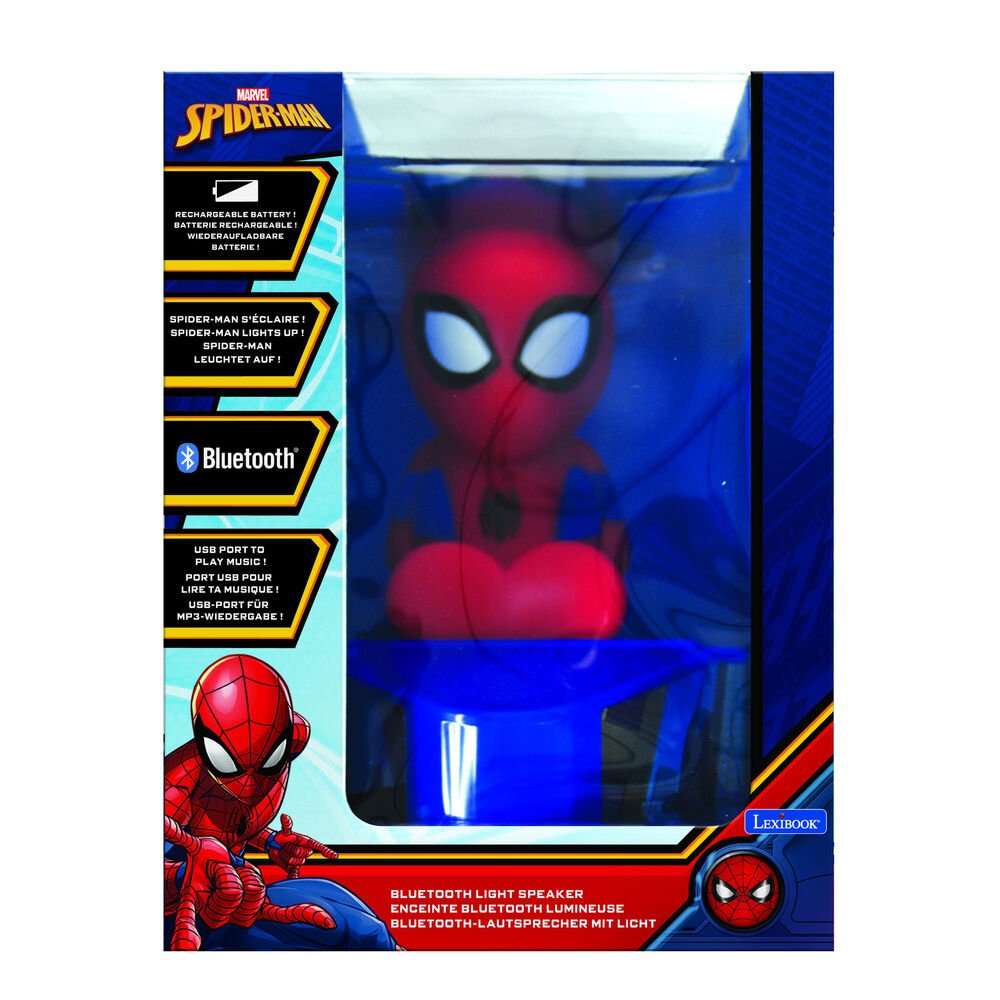 Marvel Spiderman Bluetooth Speaker Light Figure