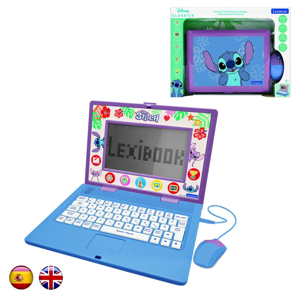 Disney Stitch Bilingual Educational Laptop - Image 3