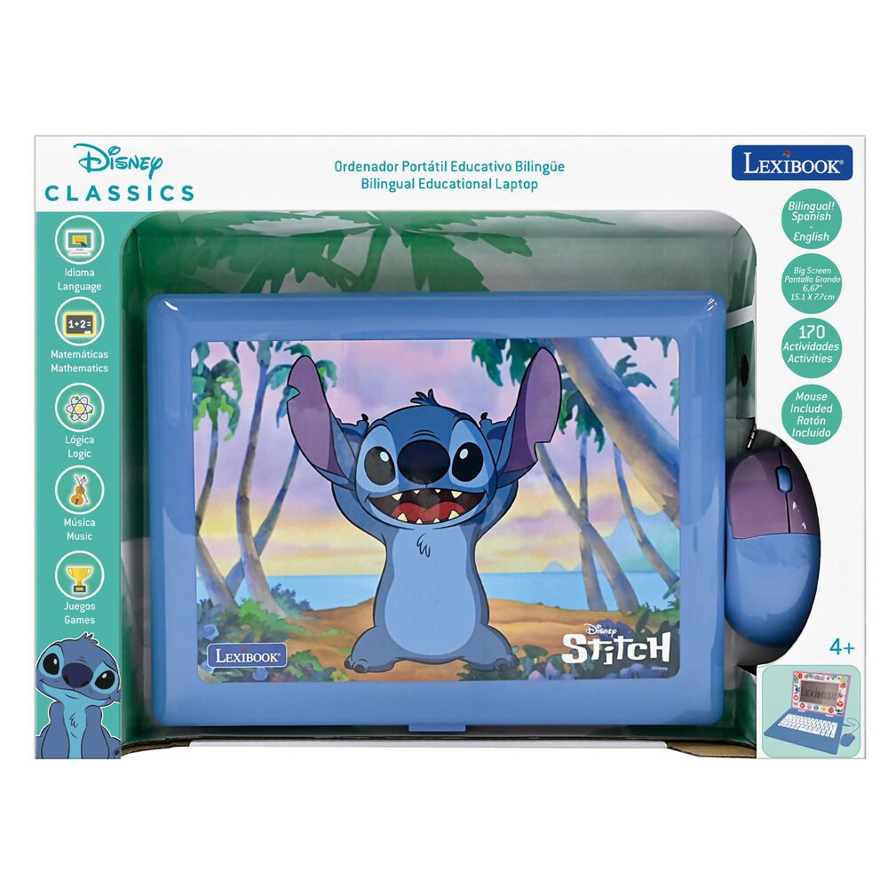 Disney Stitch Bilingual Educational Laptop - Image 4
