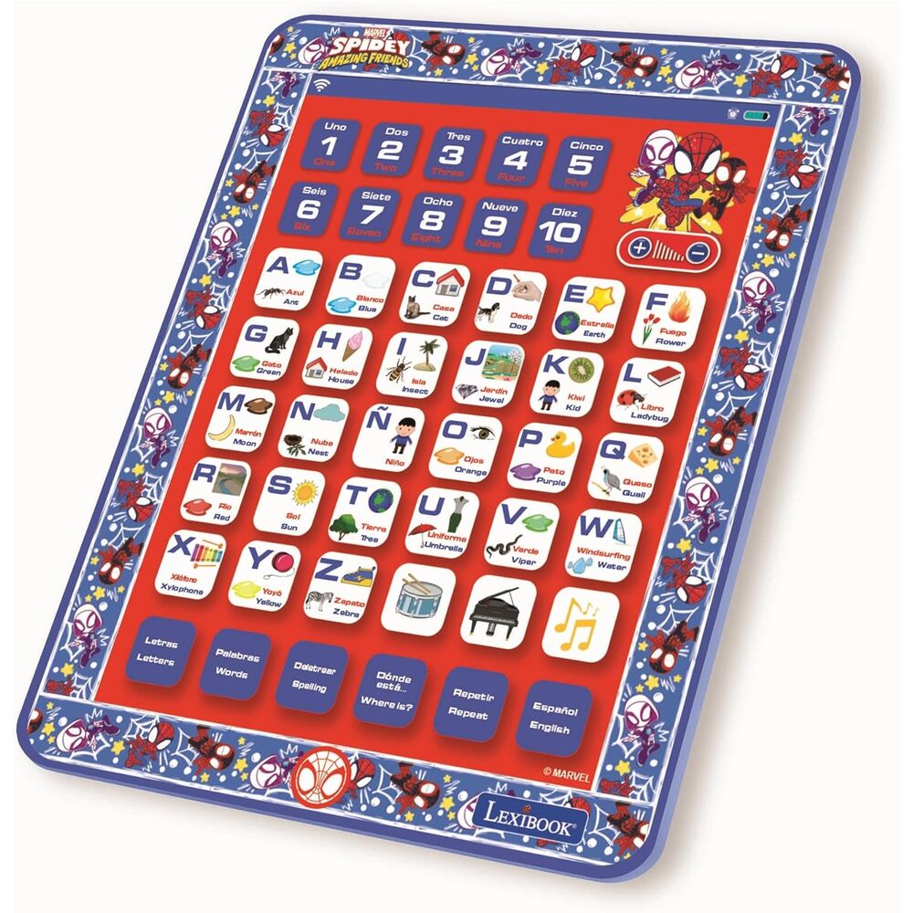 Marvel Spidey Bilingual talking educational tablet
