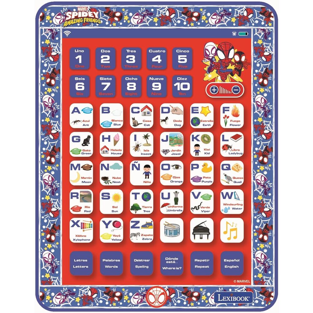 Marvel Spidey Bilingual talking educational tablet - Image 3