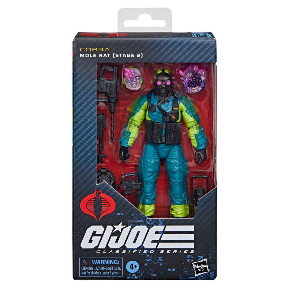 G.I. Joe Classified Series Cobra Mole Rat Stage 2 figure 15cm