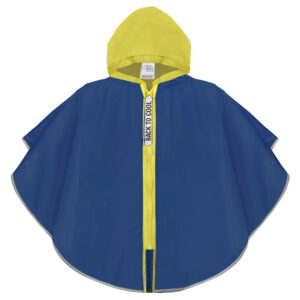 Raincoat blue/yellow zip     