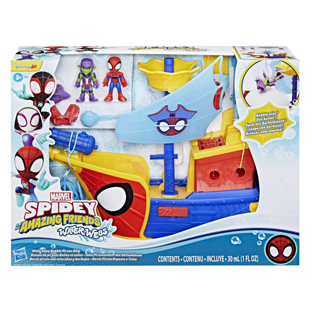 Marvel Spidey Spider Web and Bubbles Pirate Ship - Image 4