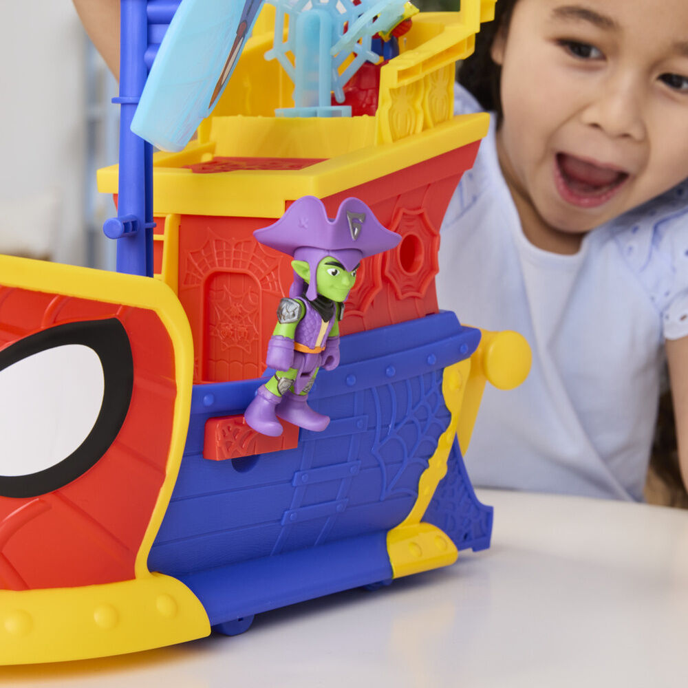 Marvel Spidey Spider Web and Bubbles Pirate Ship - Image 6