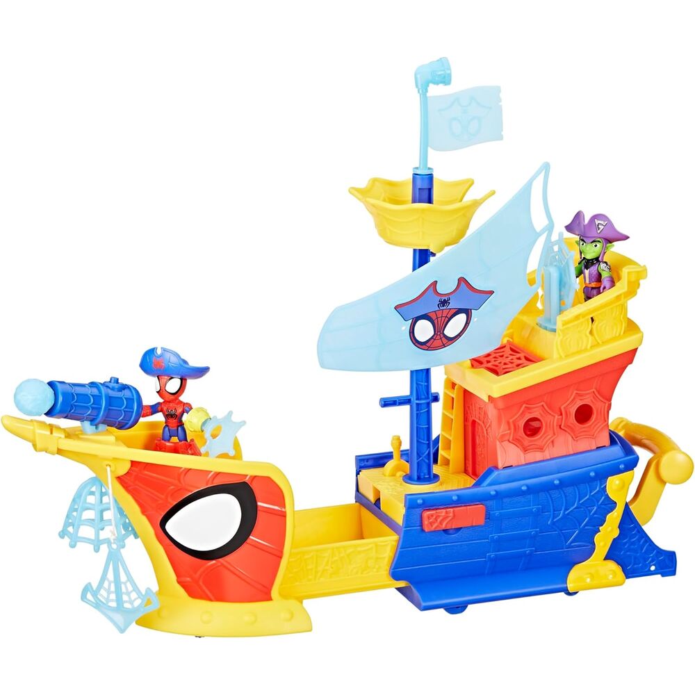 Marvel Spidey Spider Web and Bubbles Pirate Ship - Image 3