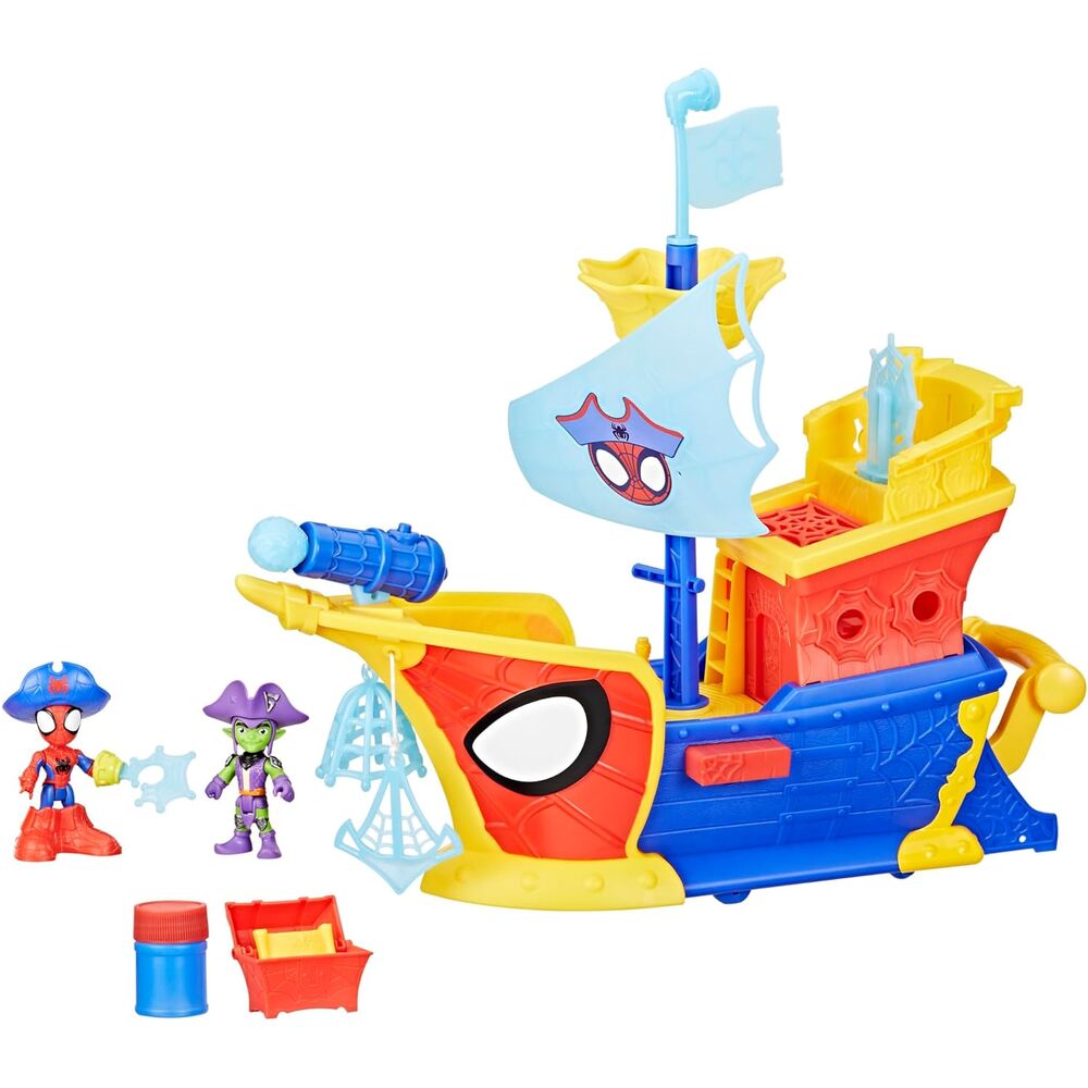 Marvel Spidey Spider Web and Bubbles Pirate Ship - Image 2