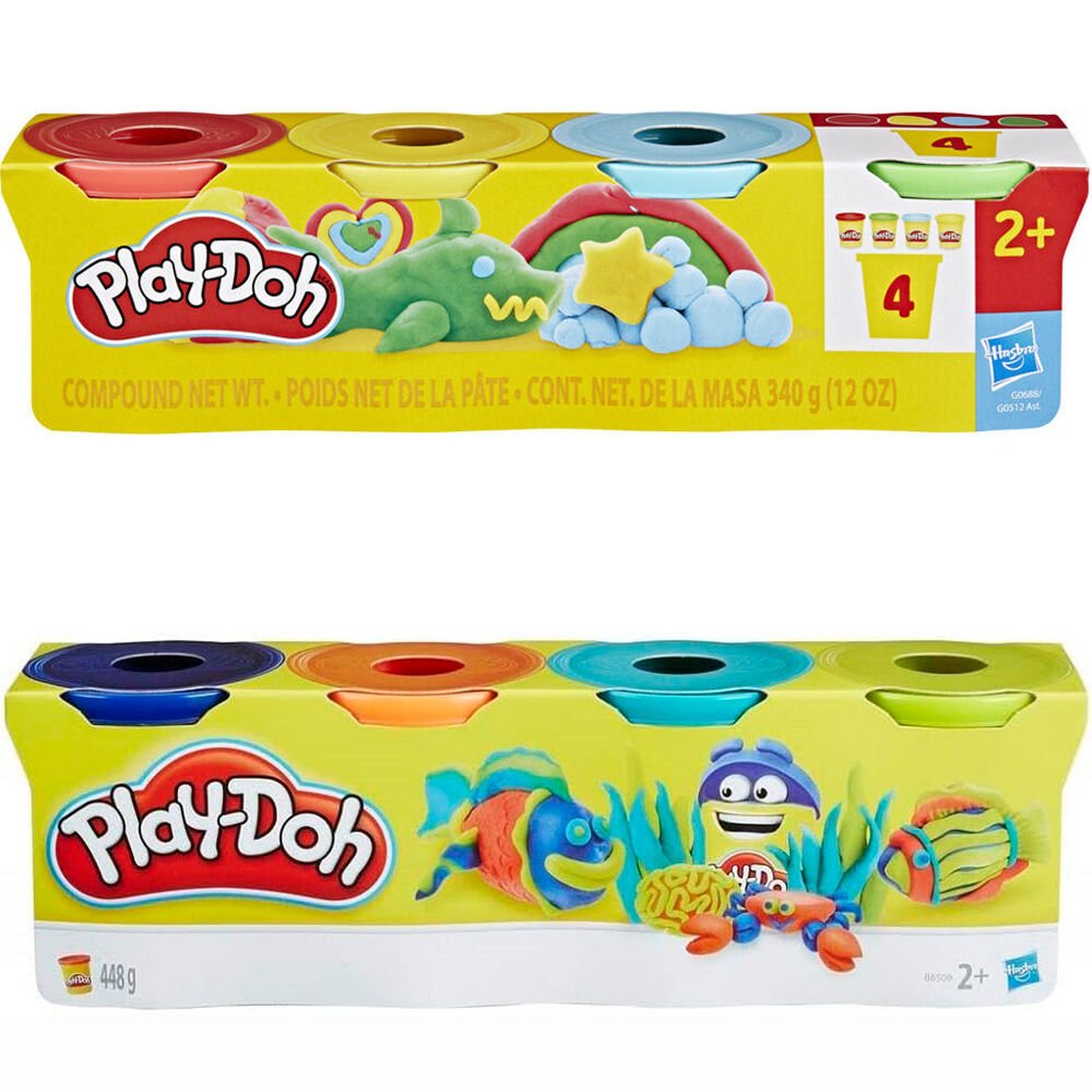 Play-Doh Classic assorted Set 4 pots of modelling clay - Image 3
