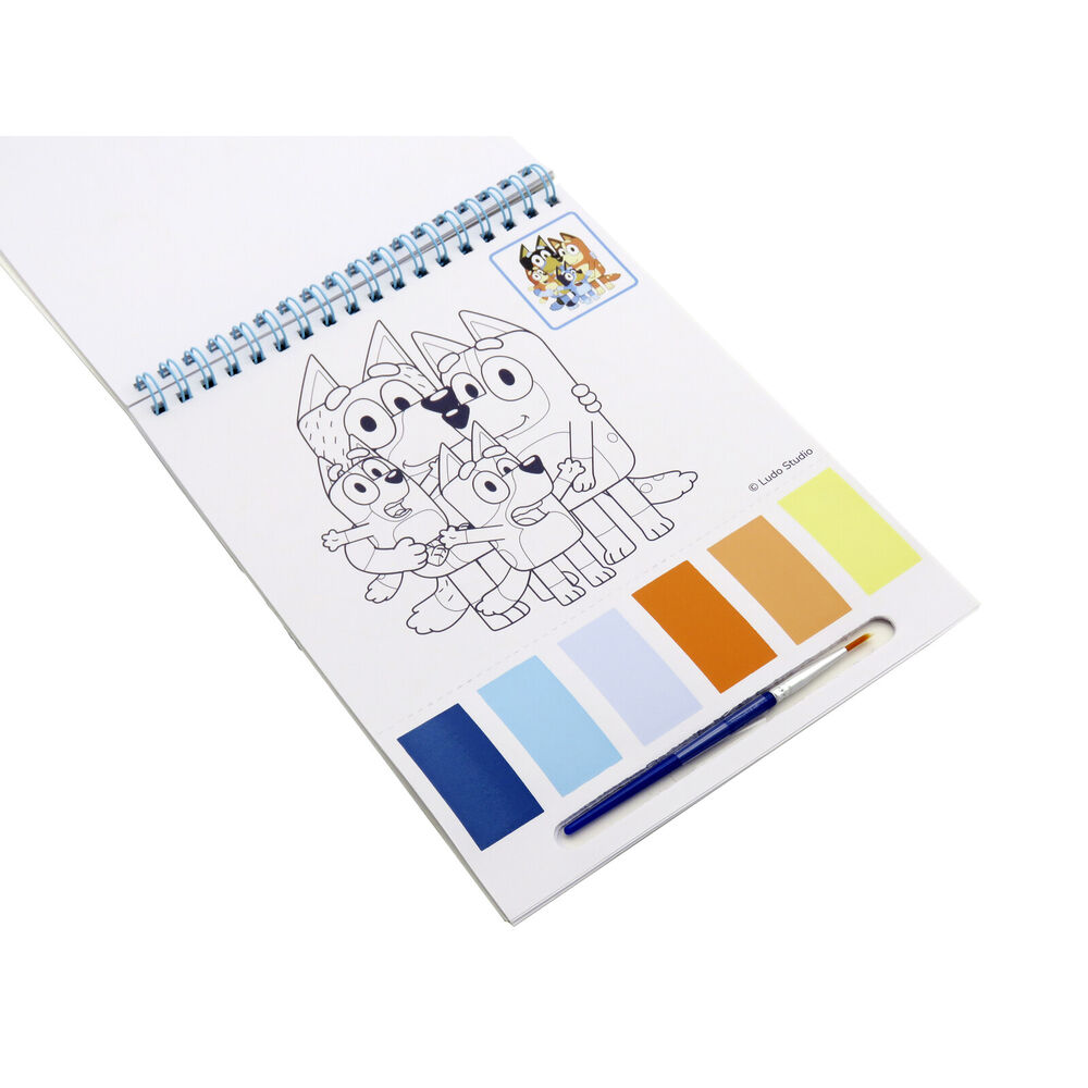 Bluey Watercolour colouring book - Image 2