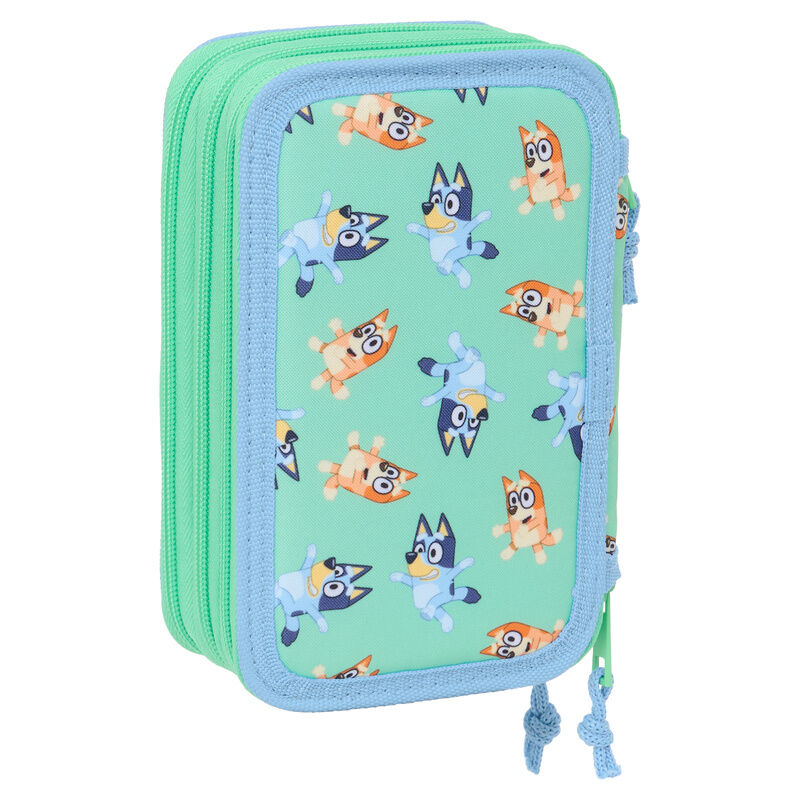 Bluey Sisters triple pencil case 37pcs - Image 2