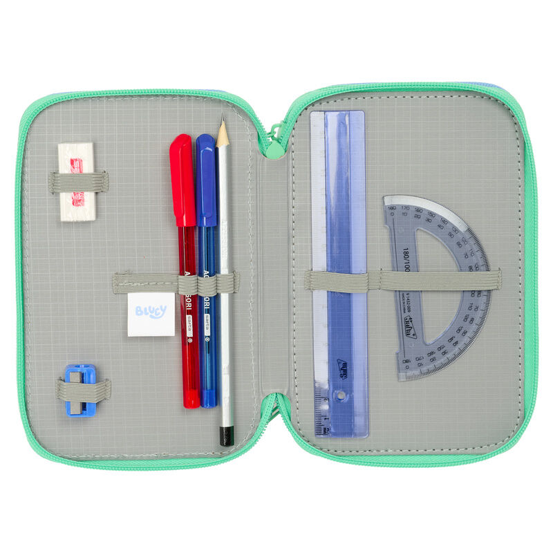 Bluey Sisters triple pencil case 37pcs - Image 4