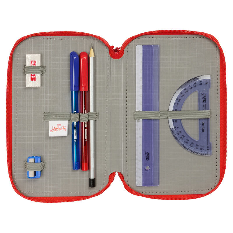 Marvel Spidey triple pencil case 37pcs - Image 4