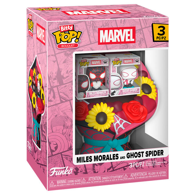 Bitty POP Bouquet figure Marvel Miles Morales and Ghost Spider Valentines day