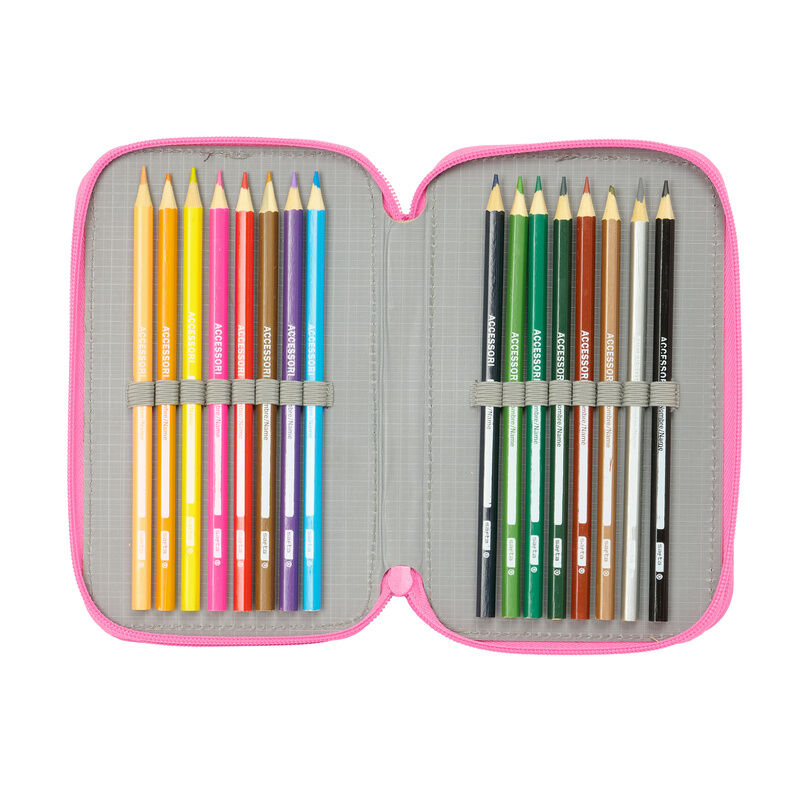 Gabbys Dollhouse Confetti triple pencil case 37pcs - Image 5